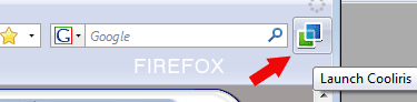 Pulsante cooliris in firefox