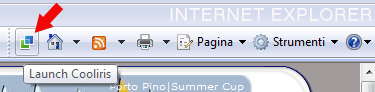 Pulsante cooliris in internet explorer