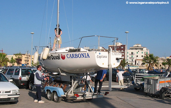 Capitana sul carrello