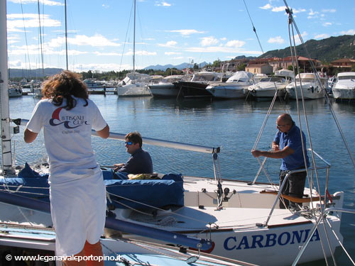 Preparativi a bordo di Capitana