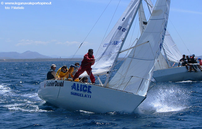 Capitana si prepara all'issata di spi