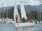 Il J24 della Scuola Italia in Vela, ITA300 Corsara, in una foto di repertorio