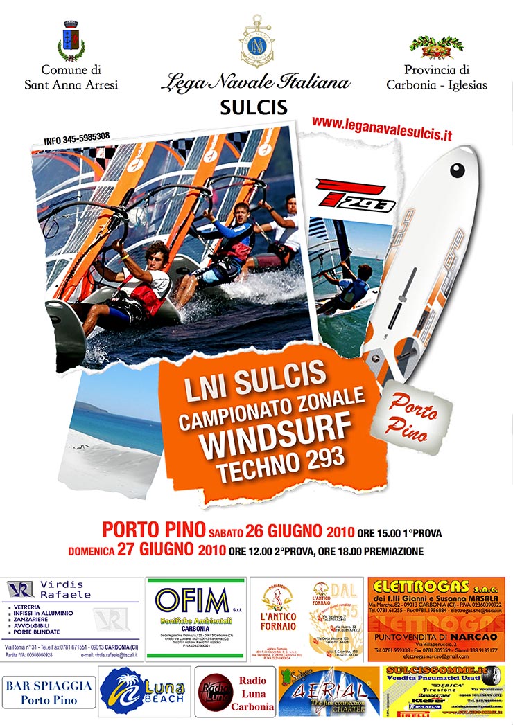 logo bando di regata windsurf