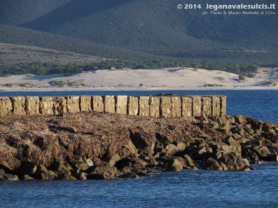 LNI Sulcis - Dicembre 2013Porto Pino, molo
