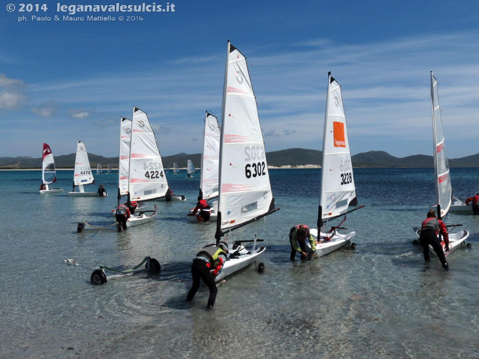 LNI Sulcis - Maggio 2014,Porto Pino, regata nazionale O'pen Bic
