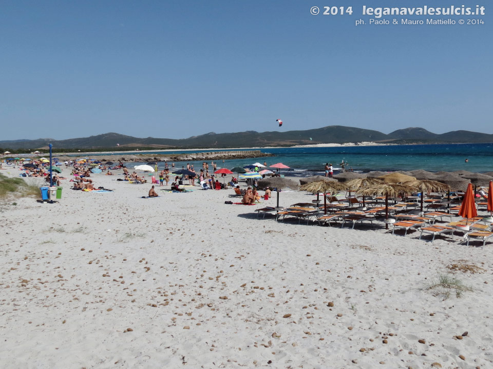 LNI Sulcis - Maggio 2014,Porto Pino, prima spiaggia
