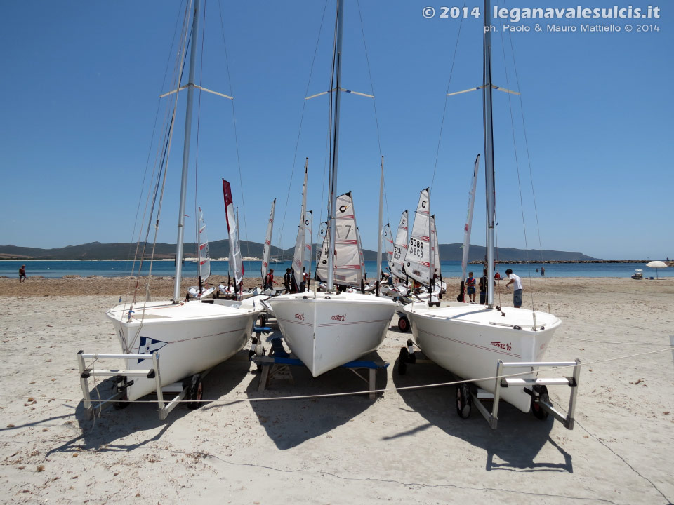 LNI Sulcis - Luglio 2014,Porto Pino, fronte base nautica L.N.I. Sulcis
