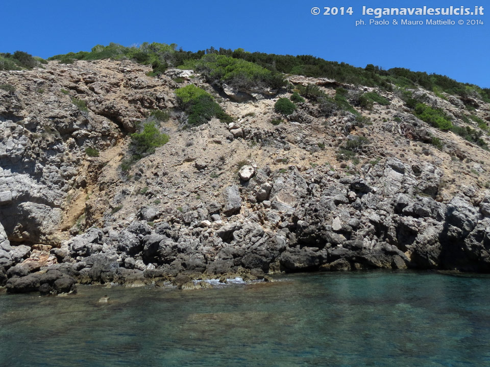 LNI Sulcis - Luglio 2014,Porto Pino, Punta Menga
