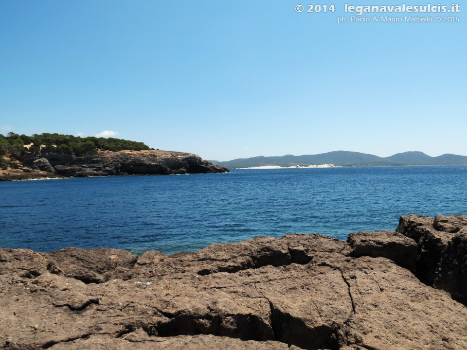 LNI Sulcis - Luglio 2014,Porto Pino, costa Candiani
