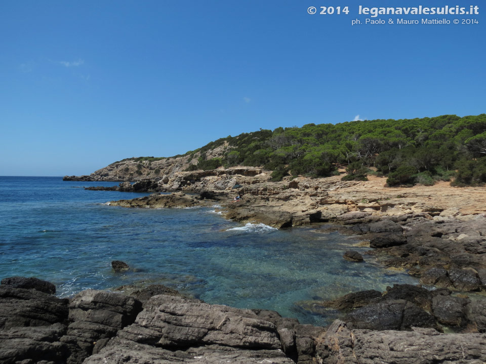 LNI Sulcis - Luglio 2014,Porto Pino, Punta Menga
