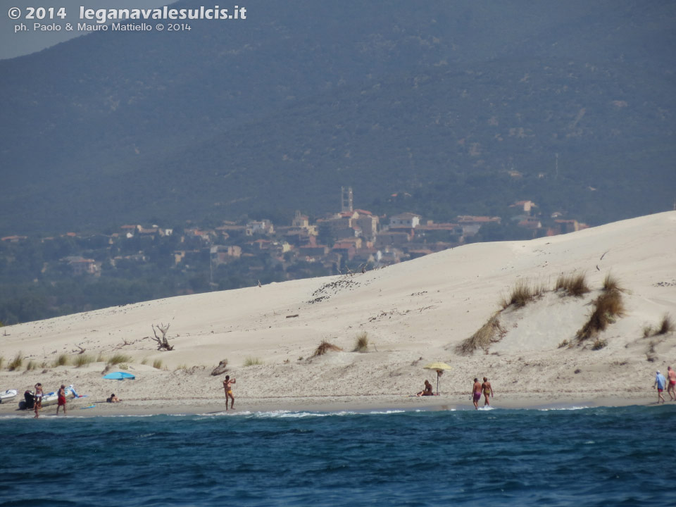 LNI Sulcis - Agosto 2014,dune di Porto Pino (Teulada)
