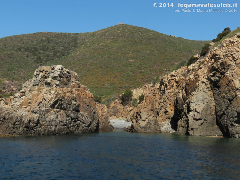 LNI Sulcis - Agosto 2014,Cala Piombo (Teulada), pressi di Cala Mala)
