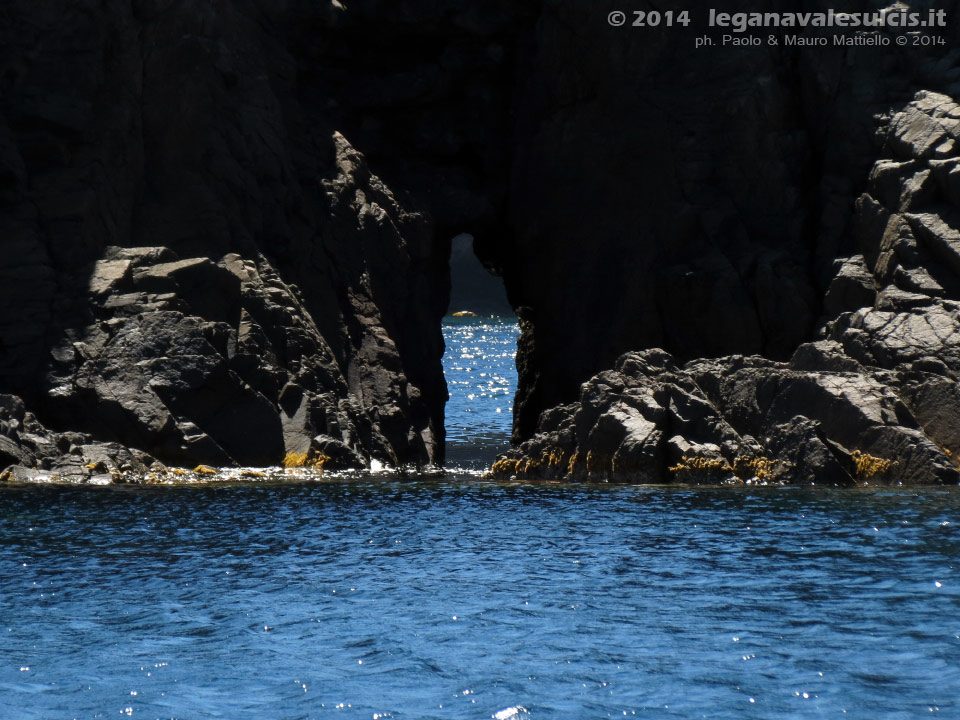 LNI Sulcis - Agosto 2014,punta di Cala Piombo
