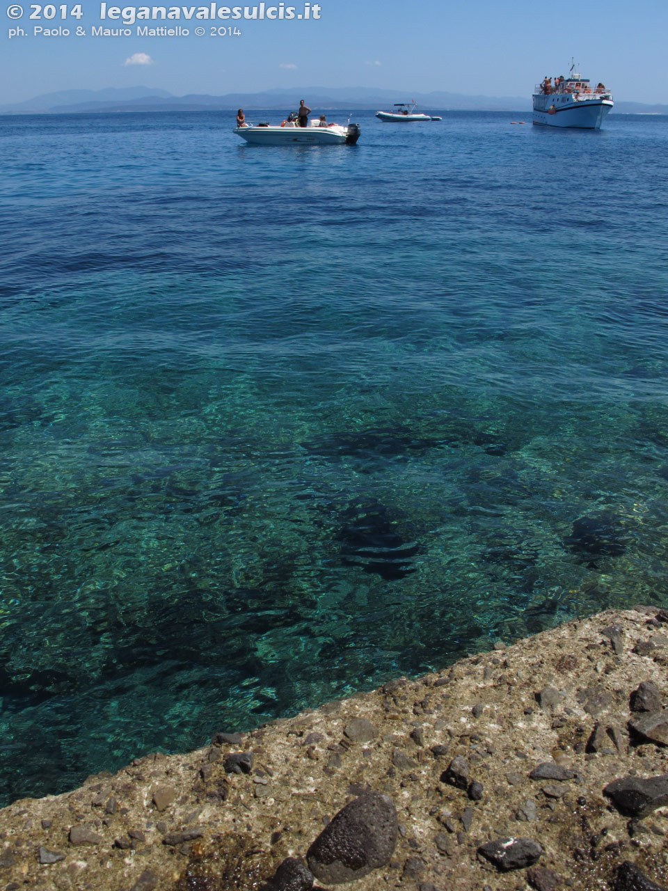 LNI Sulcis - Agosto 2014,Isola La Vacca (S.Antioco)
