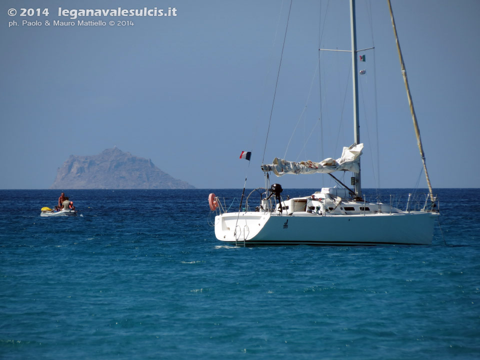 LNI Sulcis - Agosto 2014,Porto Pino, seconda spiaggia
