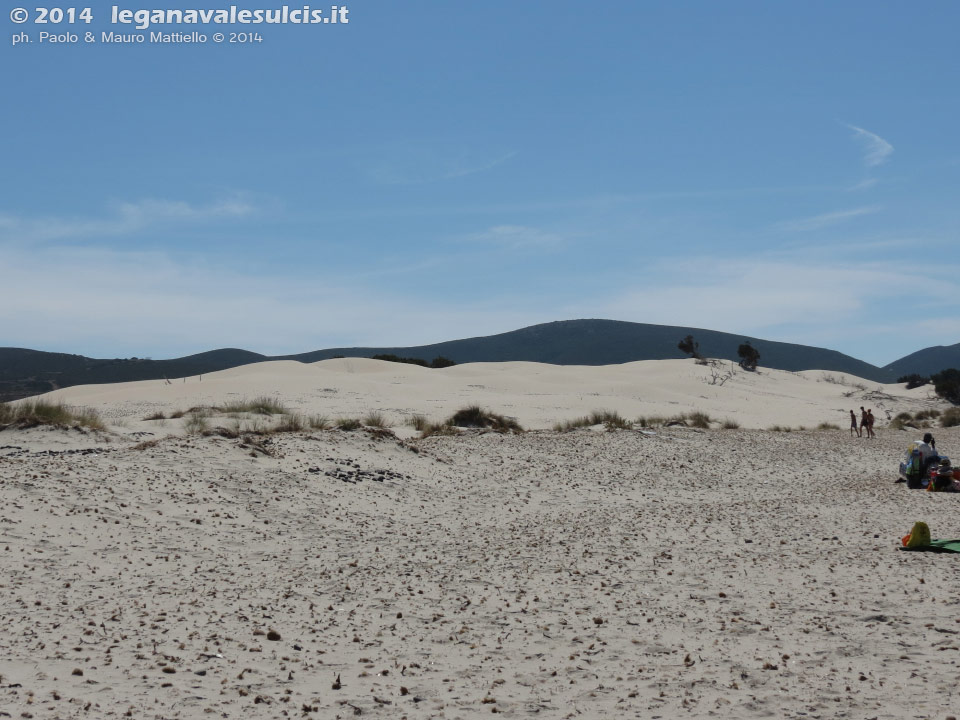 LNI Sulcis - Agosto 2014,Porto Pino, dune Is Arenas Biancas (Teulada)
