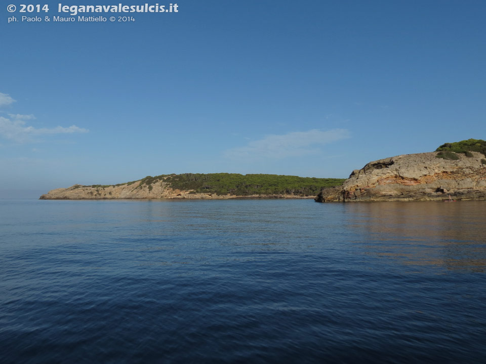 LNI Sulcis - Agosto 2014,Porto Pino, Punta Tonnara e Punta Menga
