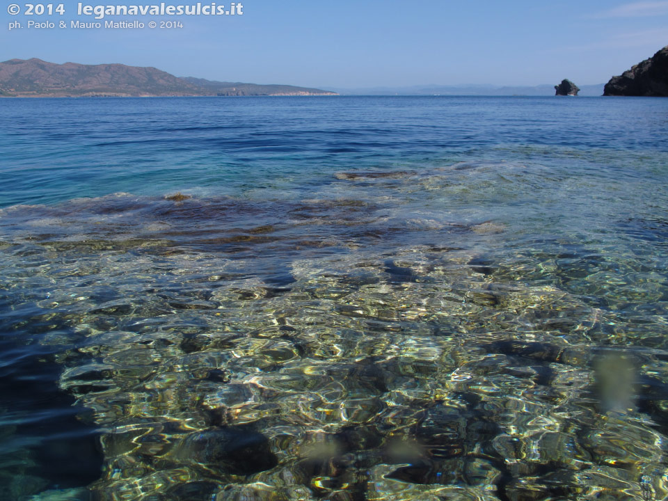 LNI Sulcis - Agosto 2014,Isola La Vacca (S.Antioco), secca
