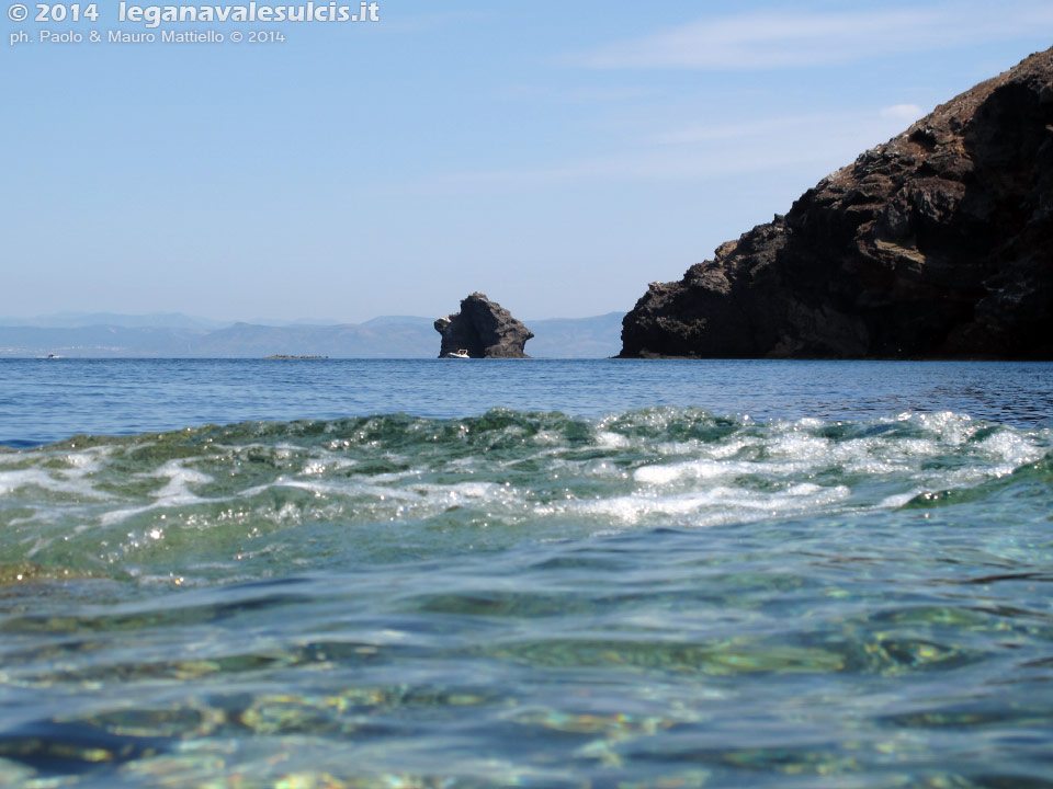 LNI Sulcis - Agosto 2014,Isola La Vacca (S.Antioco), secca
