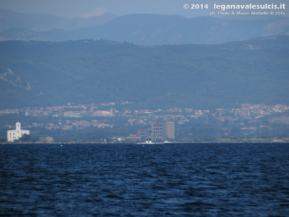 LNI Sulcis - Agosto 2014,faro di S.Antioco (7km) e Carbonia (20km)        
