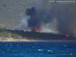 LNI Sulcis - Incendio nel poligono di C.Teulada
