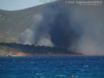 LNI Sulcis - Incendio nel poligono di C.Teulada
