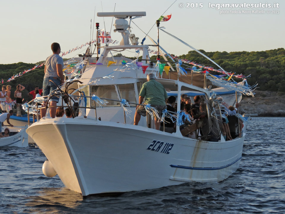 LNI Sulcis - Porto Pino02.08.2015 - Processione
