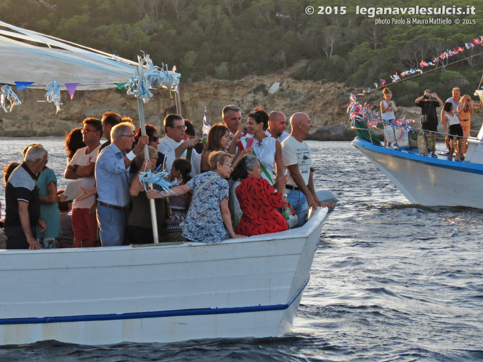 LNI Sulcis - Porto Pino02.08.2015 - Processione
