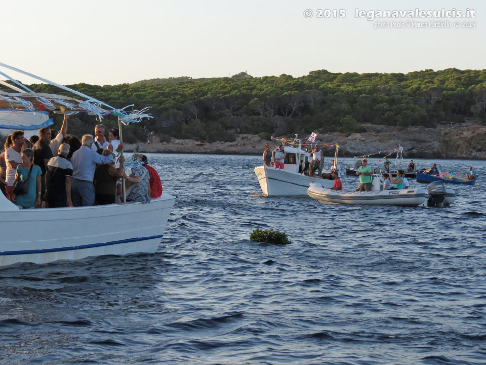 LNI Sulcis - Porto Pino02.08.2015 - Processione
