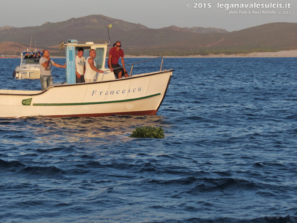 LNI Sulcis - Porto Pino02.08.2015 - Processione
