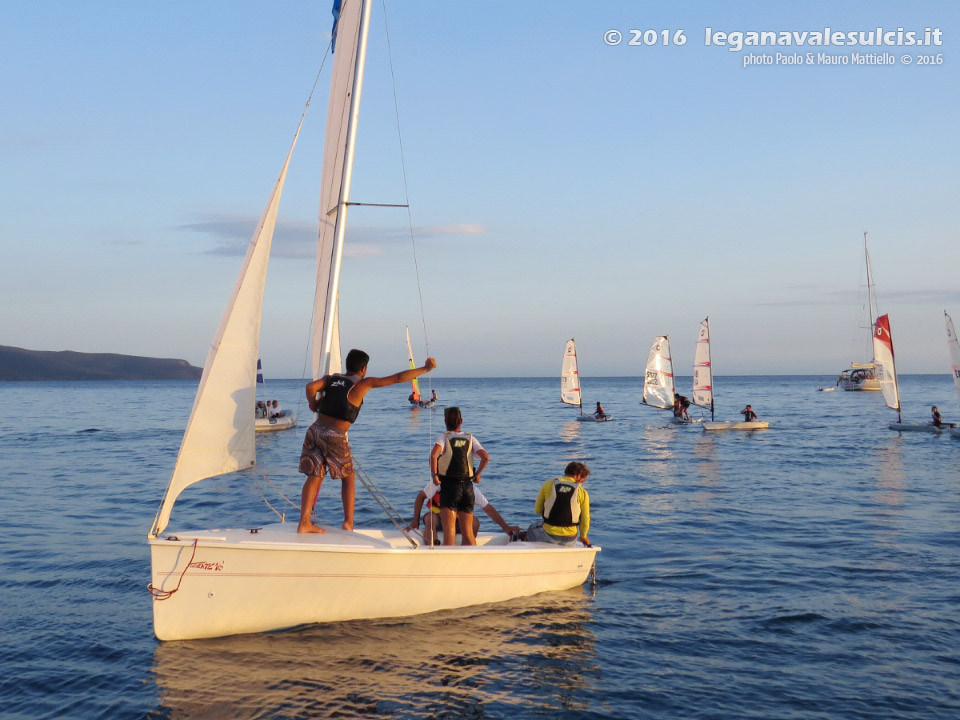 LNI Sulcis - Porto Pino, 07.08.2016, processione a mare
