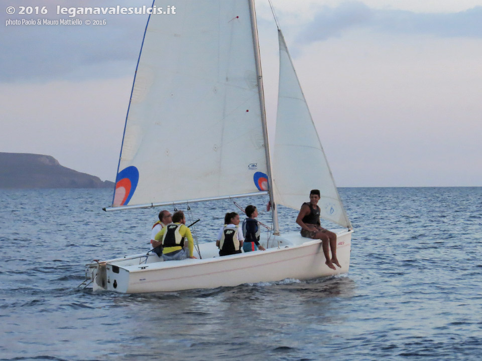 LNI Sulcis - Porto Pino, 07.08.2016, processione a mare
