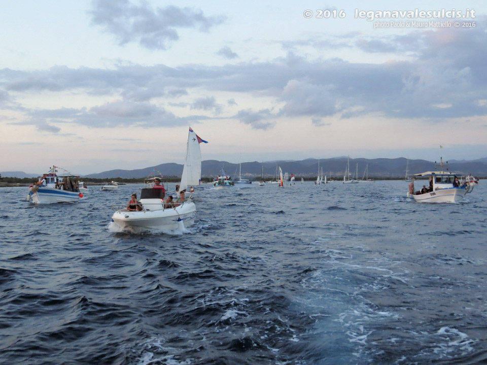 LNI Sulcis - Porto Pino, 07.08.2016, processione a mare
