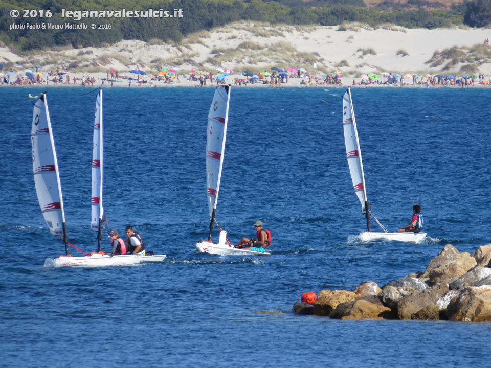 LNI Sulcis - Porto Pino, 24.08.2016, regata di prova
