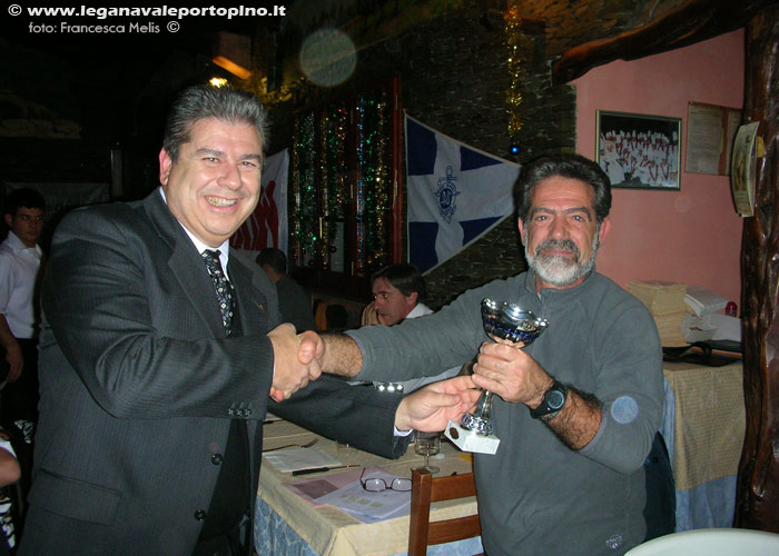 Marco Raspa, 2&deg; classificato per la categoria Laser standard