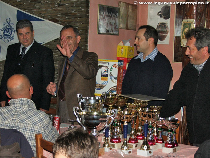 Il Presidente Mauro Tolu, l'assessore del Comune di S.Antioco Paolo Garau, l'assessore del Comune di Sant'Anna Arresi Fabio Diana e l'istruttore Tore Turco