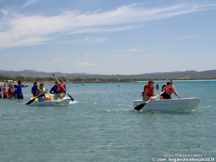 Foto: prove di voga e prima volta sull optimist