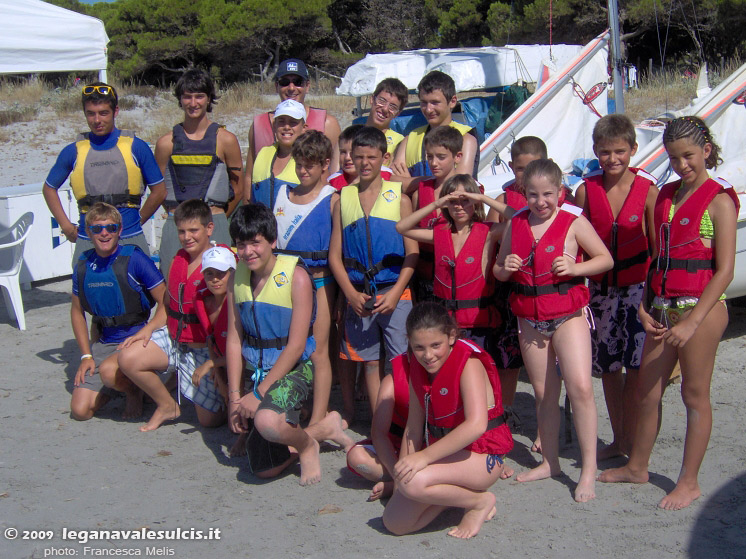 Foto di gruppo prima della regata