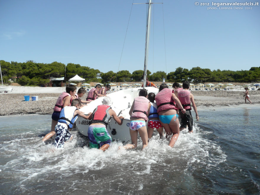 LNI Sulcis - P.Pino, giugno 2012, 1° media S.Anna Arresi
