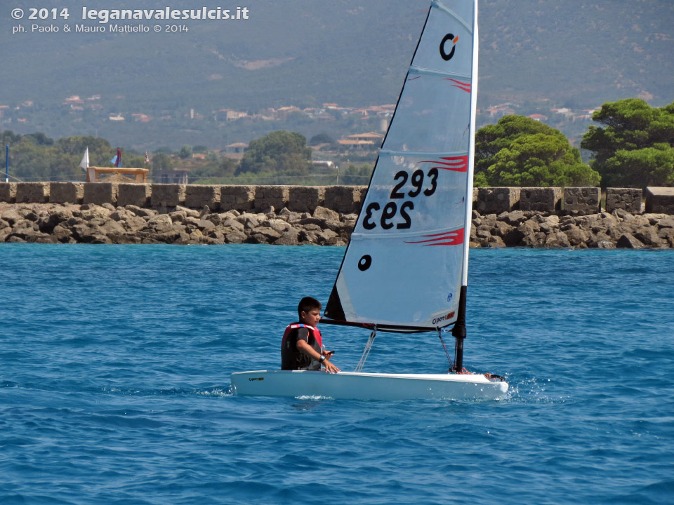 LNI Sulcis - Porto Pino, agosto 2014, allenamenti atleti agonisti G.D.Vela LNI Sulcis
