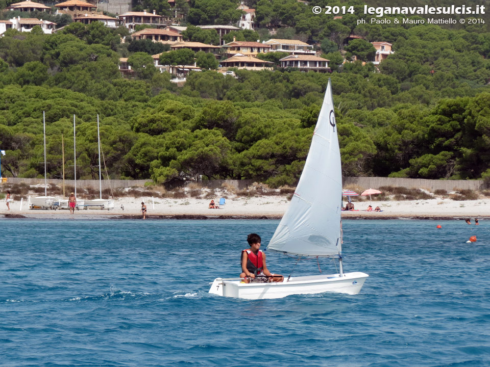 LNI Sulcis - Porto Pino, agosto 2014, corsi vela LNI Sulcis
