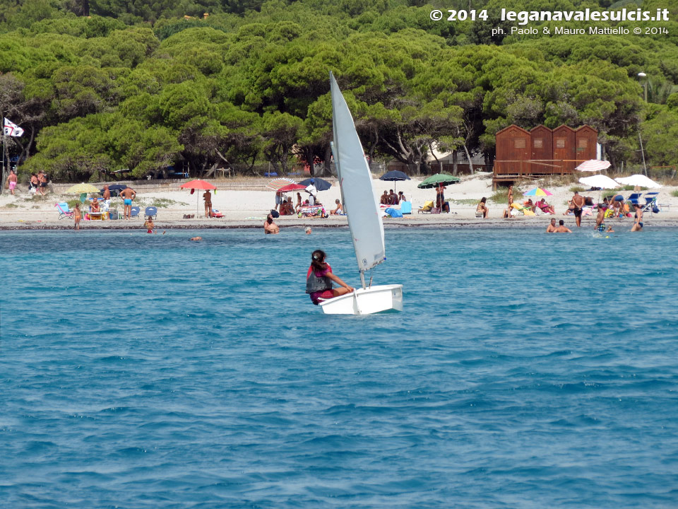 LNI Sulcis - Porto Pino, agosto 2014, corsi vela LNI Sulcis
