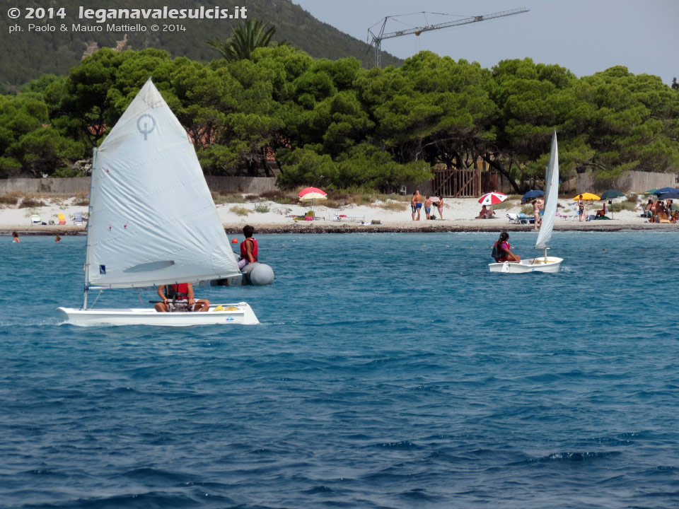 LNI Sulcis - Porto Pino, agosto 2014, corsi vela LNI Sulcis
