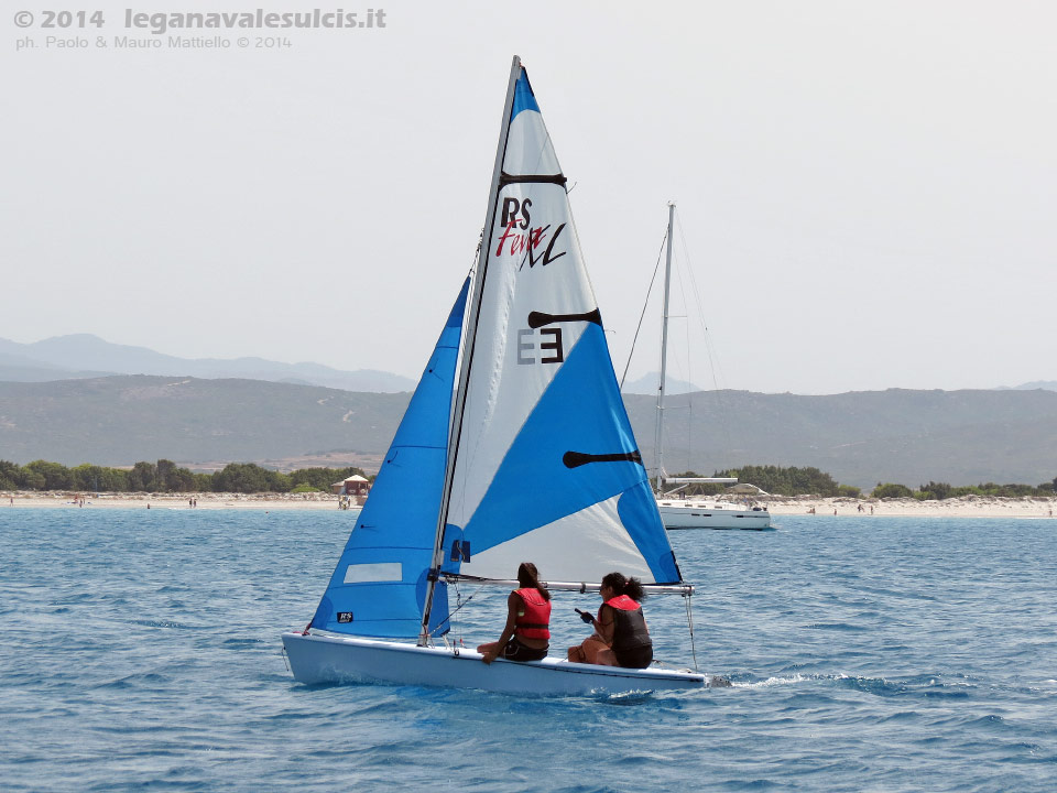 LNI Sulcis - Porto Pino, agosto 2014, corsi vela LNI Sulcis
