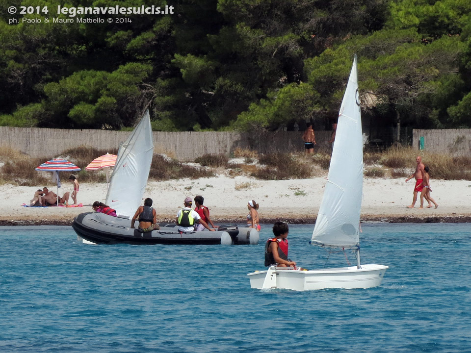 LNI Sulcis - Porto Pino, agosto 2014, corsi vela LNI Sulcis
