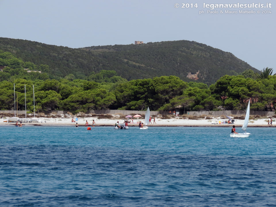 LNI Sulcis - Porto Pino, agosto 2014, corsi vela LNI Sulcis
