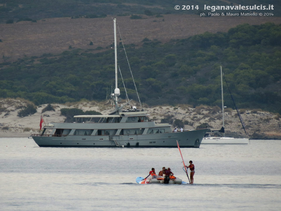 LNI Sulcis - Porto Pino, agosto 2014, corsi vela LNI Sulcis
