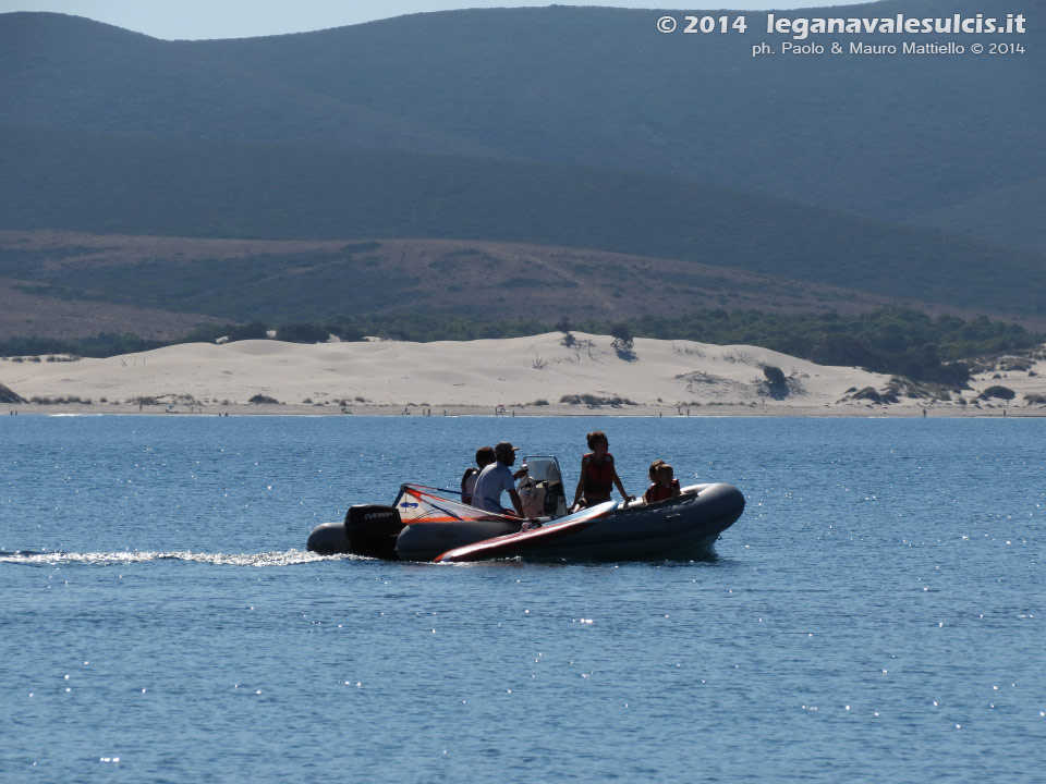 LNI Sulcis - Porto Pino, agosto 2014, corsi vela LNI Sulcis
