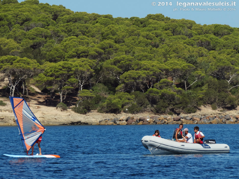 LNI Sulcis - Porto Pino, agosto 2014, corsi vela e windsurf LNI Sulcis
