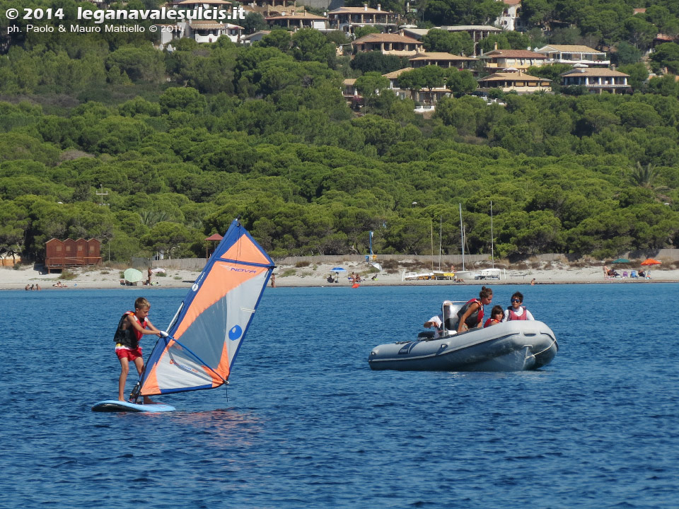 LNI Sulcis - Porto Pino, agosto 2014, corsi vela e windsurf LNI Sulcis
